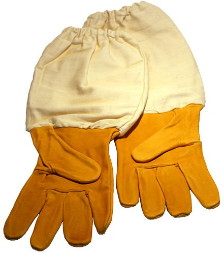 Germerott Bienentechnik Imker-Schutzhandschuhe aus weichem Rind-Nappaleder Größe 10 für sicheres Arbeiten an den Bienen