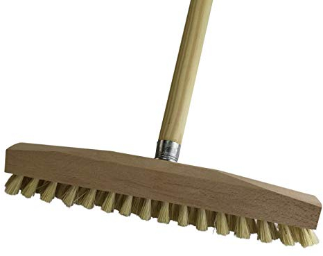 BÜMAG Bodenwischer Schrubber Holz 30cm mit Holzstiel