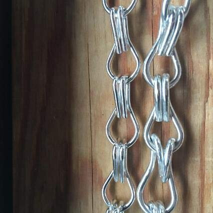 VerRich 2PCS 200cm (78.74) Aluminium Double Hook Chain Link