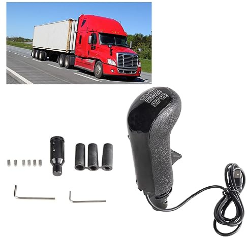 Mulcort USB Truck Simulator Shifter, Schaltknauf Ersatz für Logitech G29 G27 G25 G920, Schaltknauf für Spiele ATS und ETS2 AI PC