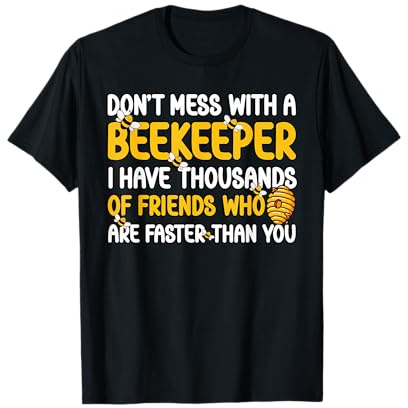 Beekeeper Art Men Women Beekeeping Honeybee Beehive Lover T-Shirt