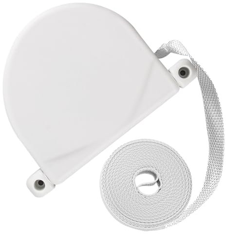 CIYIN Roller Shutter Belt Winder with Strap 14 mm x 5 m Roller Blind Belt Winder Small Belt Winder Surface-Mounted Screw-On Winder 180° Swivel Screw On Cord Winder