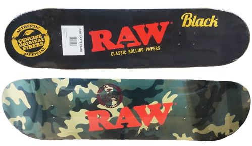 RAW Skate Board Deck Camo