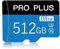 512GB Micro SD Karte Speicherkarten mit Adapter High Speed Class 10 für Smartphone Digitalkamera Tablet und Drone
