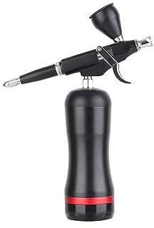 Spray Gun, Professional Mini Airbrush Compressor Easy Clean Air Brush Spray Gun for Cake Decoration Temporary Tattoos,Paint Spray Ggun(C)