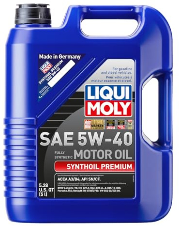 LIQUI MOLY Synthoil Premium SAE 5W-40 | 5 L | Fully synthetic engine oil | SKU: 2041