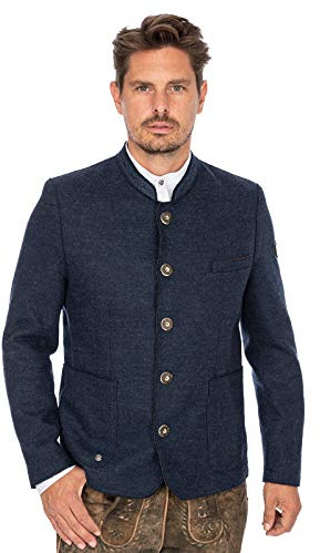 Stockerpoint Herren Wolfgang2 Trachtenjanker, dunkelblau, 54