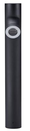 Lindby Utomhuslampa 'Lolani' (modern) i Svart av aluminium/grå zink (1 lamor, GU10) - Väglampa, pollare, vägbelysning, sockellampa