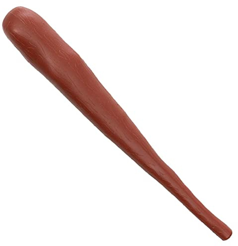 Acan Tradineur - Mazza cavernicola in plastica marrone, complemento per costumi da adulto, Carnevale, Halloween, Cosplay, feste, 49 cm