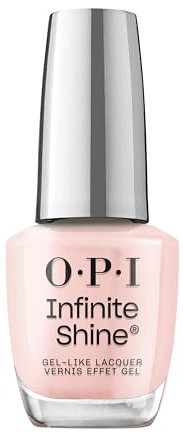 OPI Infinite Shine Nail Polish - Pretty Pink Perseveres - Gel Like & Long Lasting Pink Crème Nail Polish - with Pre-Cured Gel Technology & OPI Pro-Wide Brush (15ml)