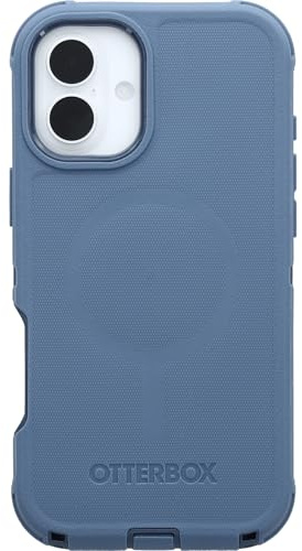 OtterBox Defender Series MagSafe Hülle für iPhone 16 Plus, stoßfest, sturzsicher, extrem robust, Schutzhülle, 7X getestet nach Militärstandard, Blau