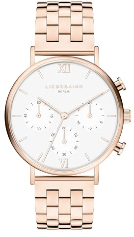 Liebeskind Berlin Damen Armbanduhr LT-0469-MC Edelstahl in IP Roségold am Edelstahlband