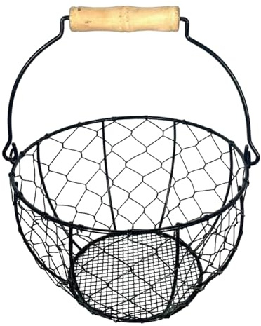 Cesto Portauova,Portauova Metallo Per Cucina | Cesto Contenitore Uova Fresche Da Banco - per Frutta Verdura Patate Decorazione Casa Appartamento Ristorante