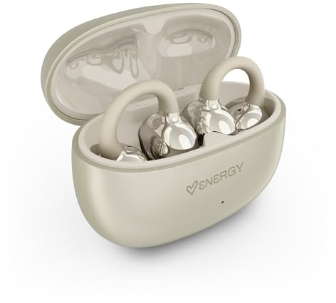 Energy Sistem ChicPods Auriculares Inalambricos Bluetooth Premium Insonorizados Open Sound 23H Bateria ENC Cascos con Cancelacion Ruido en Llamadas IPX4 Resistentes al Agua True Wireless Champagne