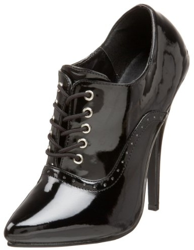 Devious Dom460/b, Damen Pumps , Schwarz - Schwarz (Schwarz) - Größe: 40