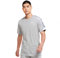Nike M NSW Repeat T-Shirt SS, DK Grey Heather DK Grey Heather/Black