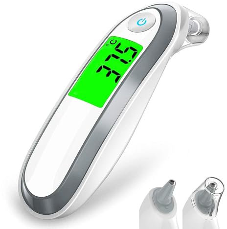 Thermomètre auriculaire et frontal Body Check - 12 cm