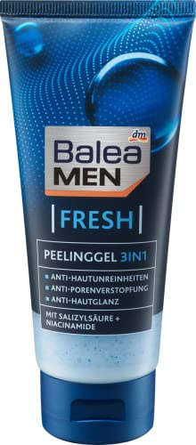 Männer Peelinggel - Gesichtsreinigung - Mit Salizylsäure + Niacinamide - Anti-Porenverstopfung - Anti-Hautunreinheiten - Für jeden Hauttyp - 100 ml
