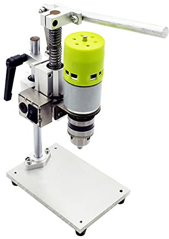 Sunydog Mini trapano a 7 velocità da banco trapano elettrico da banco mandrino 1.5-10mm 100W trapano da banco piccolo fai da te in alluminio puro trapano da banco ad alta precisione