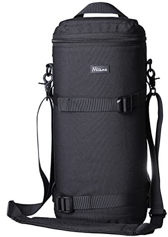 Nicama LB1 Deluxe - Funda para Lente de cámara Resistente al Agua para Canon RF 800mm Tamron SP 150-600mm Sigma 150-600mm 150-500mm Nikon Nikkor AF-S 200-500mm y más