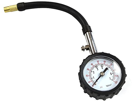 Gauge Tyre Pressure Gauge, Tyre Pressure Gauge, Car Tyre Measuring Tool, Geeignet zum Messen des Reifendrucks für Sichereres Fahren(Schwarz)