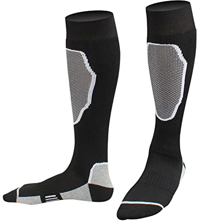 Calze Termiche Invernali, a Compressione, Calze al Ginocchio da Uomo, Wool, Tecniche, Lunghe da Lavoro per Sci, Alpinismo, Viaggi, 39-45
