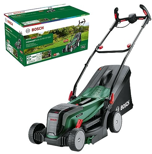 Bosch Cordless Lawnmower UniversalRotak 2x18V-37-550 (Lawnmower Only NO Batteries included)