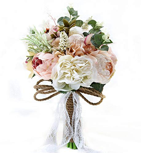 zalati Bouquet da sposa damigella d'onore fiore di seta artificiale fiore di fiori per matrimonio giorni speciali regali decorazione della casa