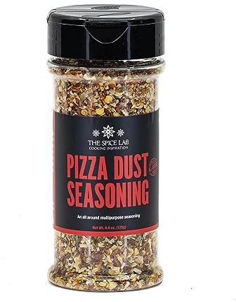 The Spice Lab Pizza Dust Seasoning - Italian Seasoning - Shaker - With Fennel Seeds, Parsley,Chili And Tomato Flakes - Elevate Your Dishes with Authentic Pizza Seasoning Spice Blend Flavors