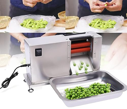 ZUMAHA Sbucciatore di Piselli Elettrico, Macchina per Sgusciare Piselli Elettrica, Macchina per Sgusciare Fagioli Semiautomatica da 20 W, Risparmio Energetico E Silenzioso/Alto Rendimento