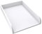regalik Wickelaufsatz Universal, Wickeltischaufsatz für Kommoden in beliebiger Breite, Abnehmbar Wickelkommode aufsatz, Abgerundeten Frontplatten, Weiß, 72cm x 54cm