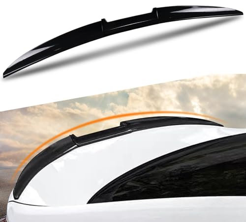 Auto Heckspoiler Spoiler für Ford Fiesta MK7 2011-2017,ABS Kofferraumspoiler Heckflügel Lippe Spoiler Kratzfest Verschleißfest Karosserie tyling Tuning