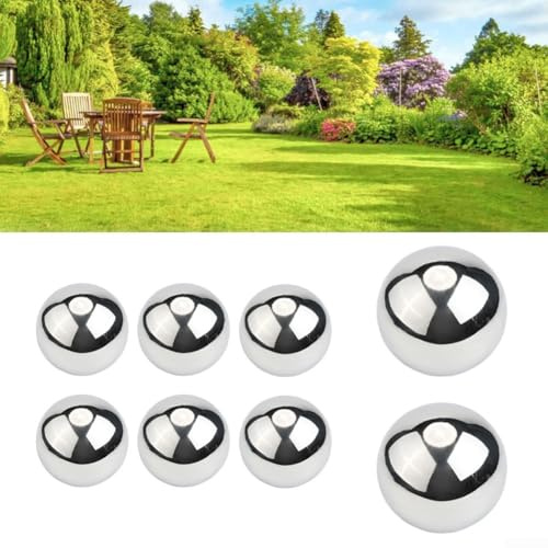 Outdoor Floating Garden Balls Stainless Steel For Decor for Various Water Features (51MM)
