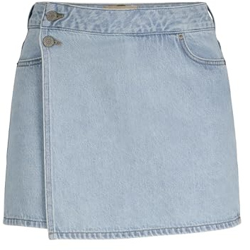 JJXX Skort Jxgreta HW Denim Gonna-Pantaloncini DNM Ln, Blu Jeans Chiaro, S Donne