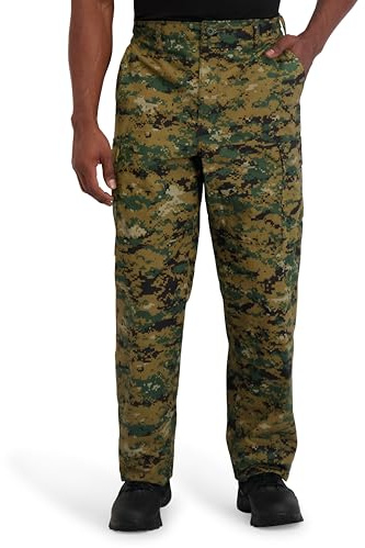 Propper Men's Standard F525025-Uniform BDU Trouser, Woodland Digital, X-Large Regular