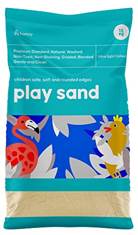 Leap Horse Happy Sand® Play Sand – Clean Children’s Safe Non-Toxic for Sandpit, Soft Sand, Washed, Graded,15Kg Large Bag