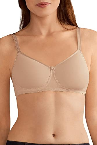 Amoena Women's Mara Padded/Molded Foam Wire Free Pocketed Mastectomy Bra - for Larger Sizes