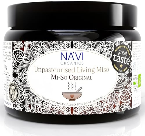 Organic Traditionally Aged Rice & Soy Miso - Unpasteurised & Alive! (500g)