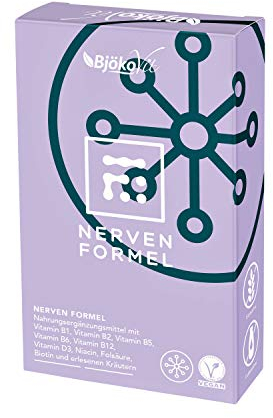 Passionsblume | Vegan & Hochdosiert | Nerven Tabletten (Kapseln) von BjökoVit | Nahrungsergänzungsmittel mit Vitaminen,Mineralstoffen und erlesenen Kräutern
