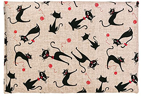 GIRAFFENLAND Traubenkernkissen 30 x 20 cm, Katze-Mimi - Als Wärmekissen & Kältekissen - Körnerkissen für Mikrowelle und Backofen - 30x20cm