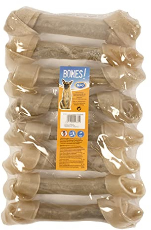 duvoplus, Ben! 8 st Maskerben knut - 16,5 cm, tillfredsställer hundens tugginstinkt, oxhud, stärker tanden, hundgodis, 100% snacks, naturlig ingrediens