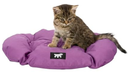 Ferplast Cojín para Perros pequeños Tejido Resistente a los arañazos Lavable a máquina a 30° Alfombrilla Impermeable para Perros 43 x 30 x 3 cm. Viola