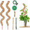 JOLIGAEA 2PCS Tuteur Plante Grimpante Pliables, Tuteur Coco 120cm pour Plante Grimpante Tuteur, Bâton de Mousse pour Support de Plante, Tuteur Plante pour Plante Monstera et Maison Jardin