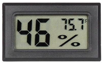 Hygromètre Numérique – Thermomètre Numérique Intérieur Et Extérieur Avec Écran LCD | Humidimètre Pour Cave À Cigares, Maison, Couveuse De Reptiles, Jardin, Serre Et Réfrigérateur