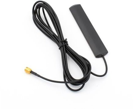 Antena gsm 4G LTE Conector Macho SMA Soporte de Vidrio, Incluyendo 3 adaptadores (SMA a BNC / TS9 / RP-SMA) para gsm 2G 3G 4G LTE Router, Hotspot inalámbrico, Coche Amplificador de comunicación móvil