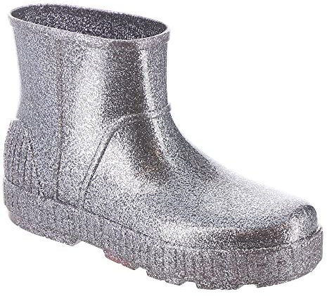 UGG Drizlita - Stivali da pioggia glitterati da donna, Grigio Glitter, 40 EU