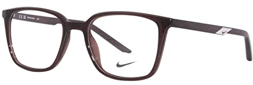 Nike 7259 201 Eyeglasses Brown Basalt Full Rim Square Shape 53mm