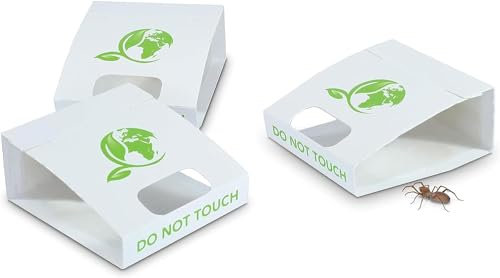 30-Pack Spider & Insect Traps: Versatile, Pre-Baited, Non-Toxic - Controls Bed Bugs, Silverfish & More with Easy Installation