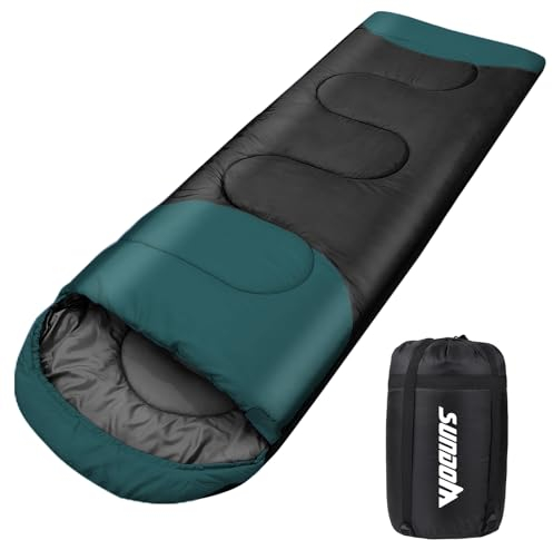 Schlafsack Outdoor für Camping 3 Jahreszeiten Erwachsene Schlafsack, 2 in 1 Funktion Deckenschlafsäcke, Warm, Leichtgewichtig, Wasserdicht für Rucksackreisen, Wandern und Reisen