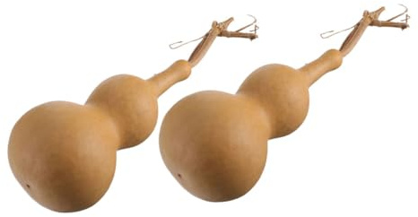 HAMPPLIES 2piezas Juguetes De Adornos De Calabaza Adorno Forma De Calabaza Natural Duradera De Escritorio para Decoración del Hogar Manualidades Hogar
